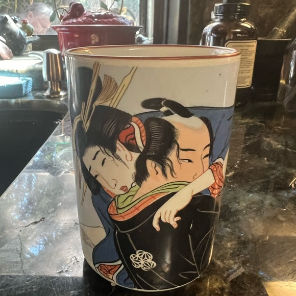 Other - 1950’s (8) Vintage Erotic Japanese Cups.. 4.5” .. In perfect condition..